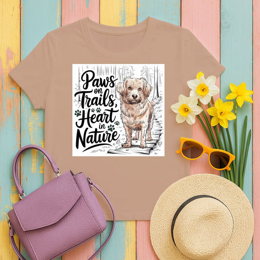 Paws on Trails Heart in Nature T-shirt product