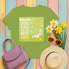Dog Days Are The Best Days Spring T-Shirt Kiwi T-shirt