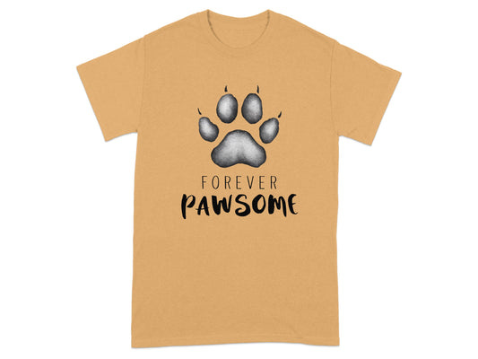 Forever Pawsome Paw Print Graphic T-Shirt product type