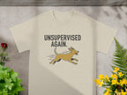 Unsupervised Again Dog Running Graphic T-shirt