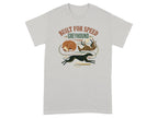 Greyhound t-shirt with running dog graphic and "Built for Speed Greyhound" text.