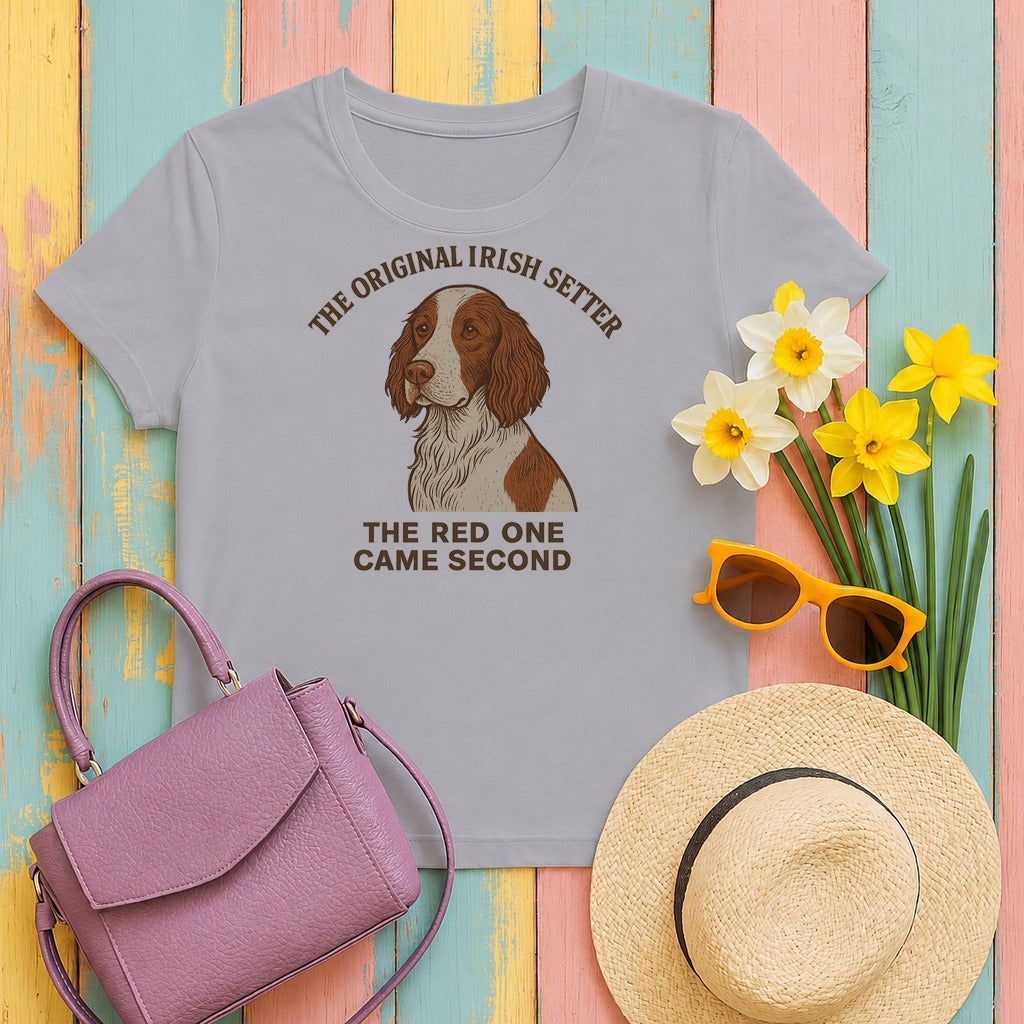 Irish Red and White Setter The Original Irish Setter Tee