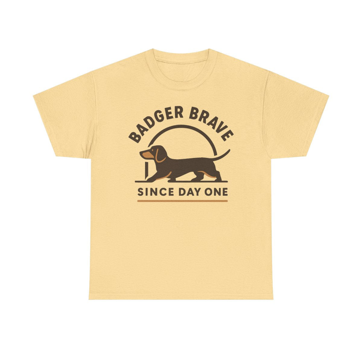 Badger Brave Dachshund T-Shirt