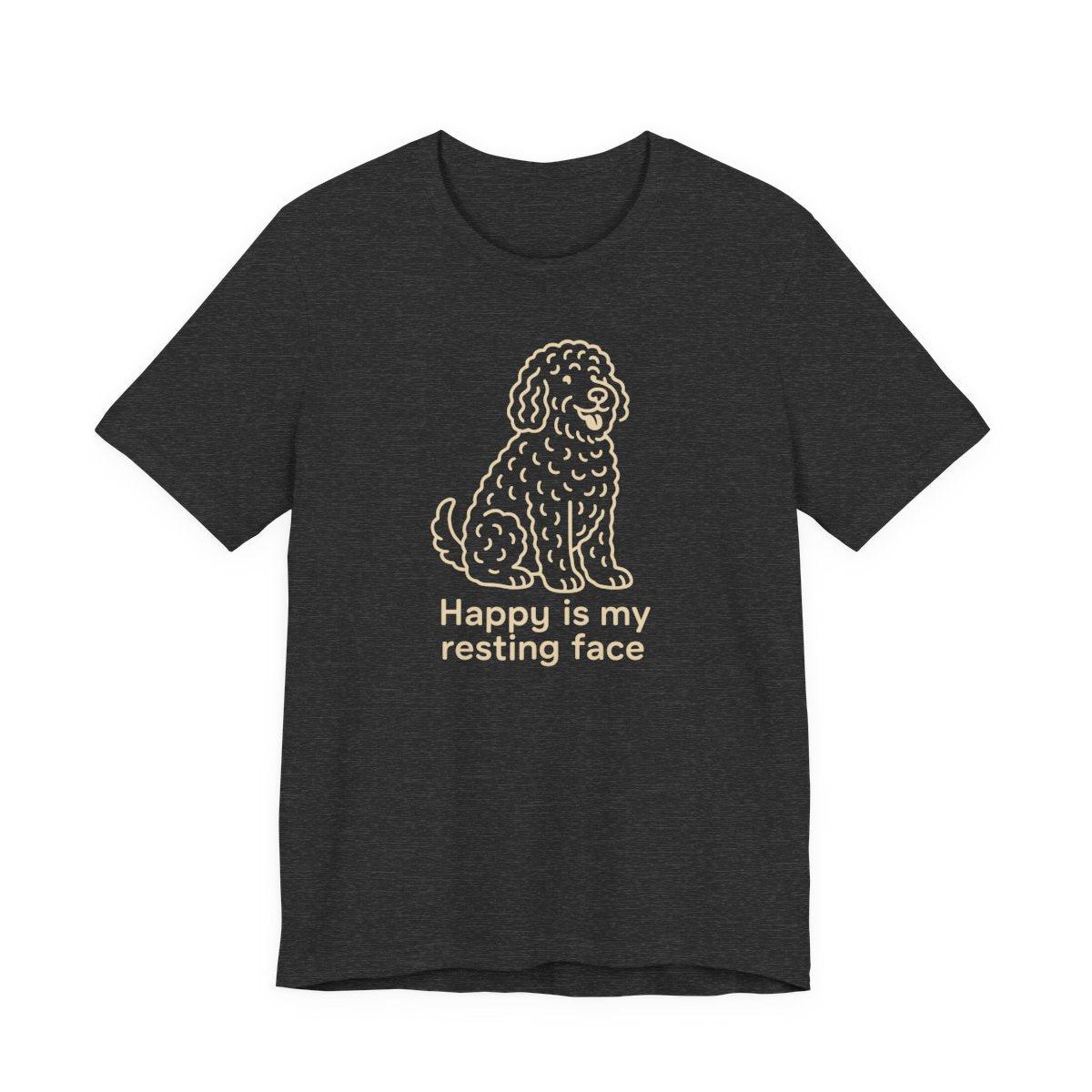 Barbet Happy Is My Resting Face Tee
