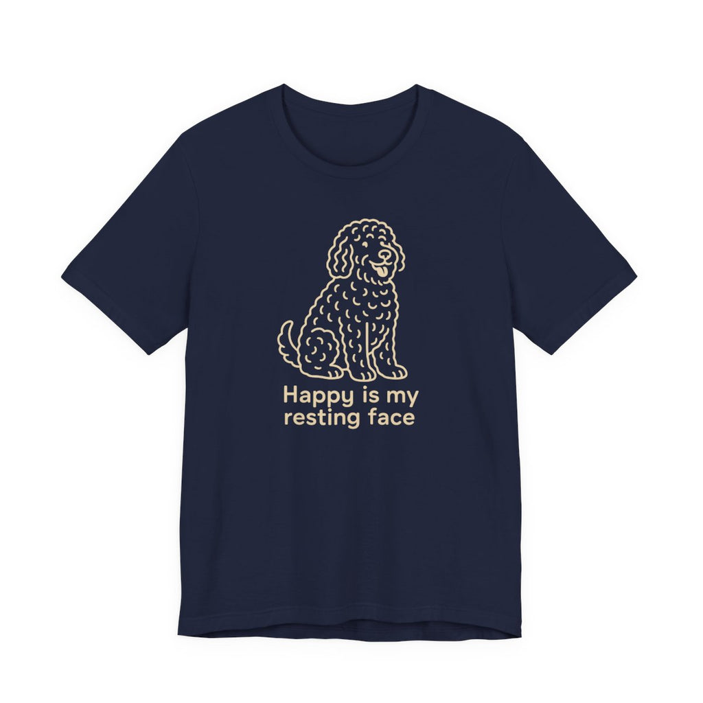 Barbet Happy Is My Resting Face Tee