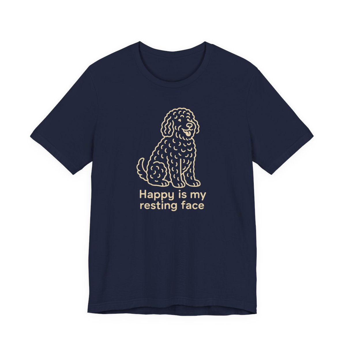 Barbet Happy Is My Resting Face Tee