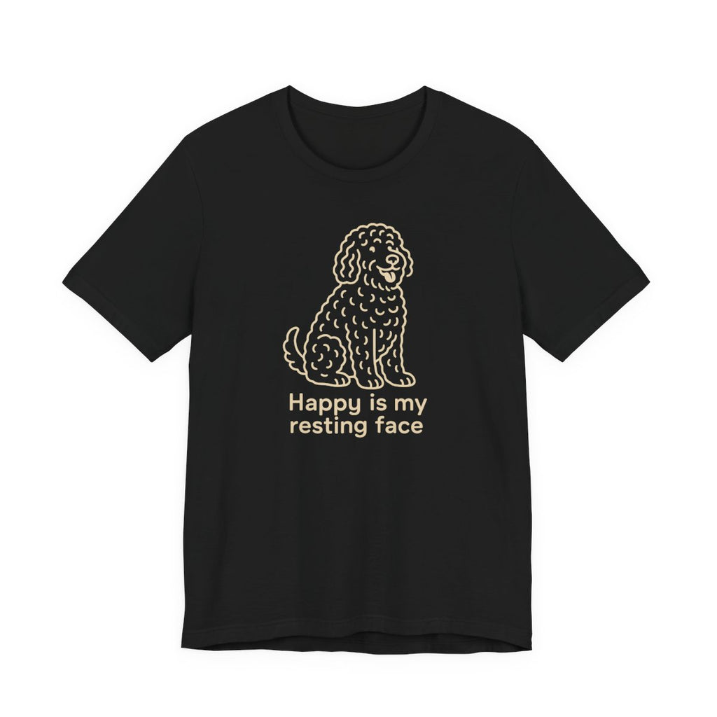 Barbet Happy Is My Resting Face Tee