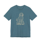 Barbet Happy Is My Resting Face Tee