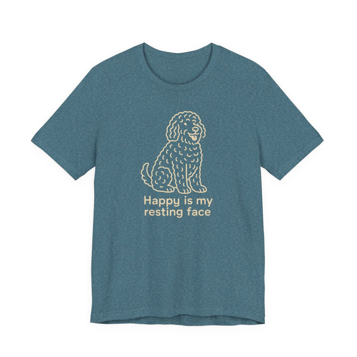Barbet Happy Is My Resting Face Tee