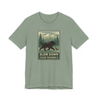Barbet Slow Down. Chase Squirrels. Tee