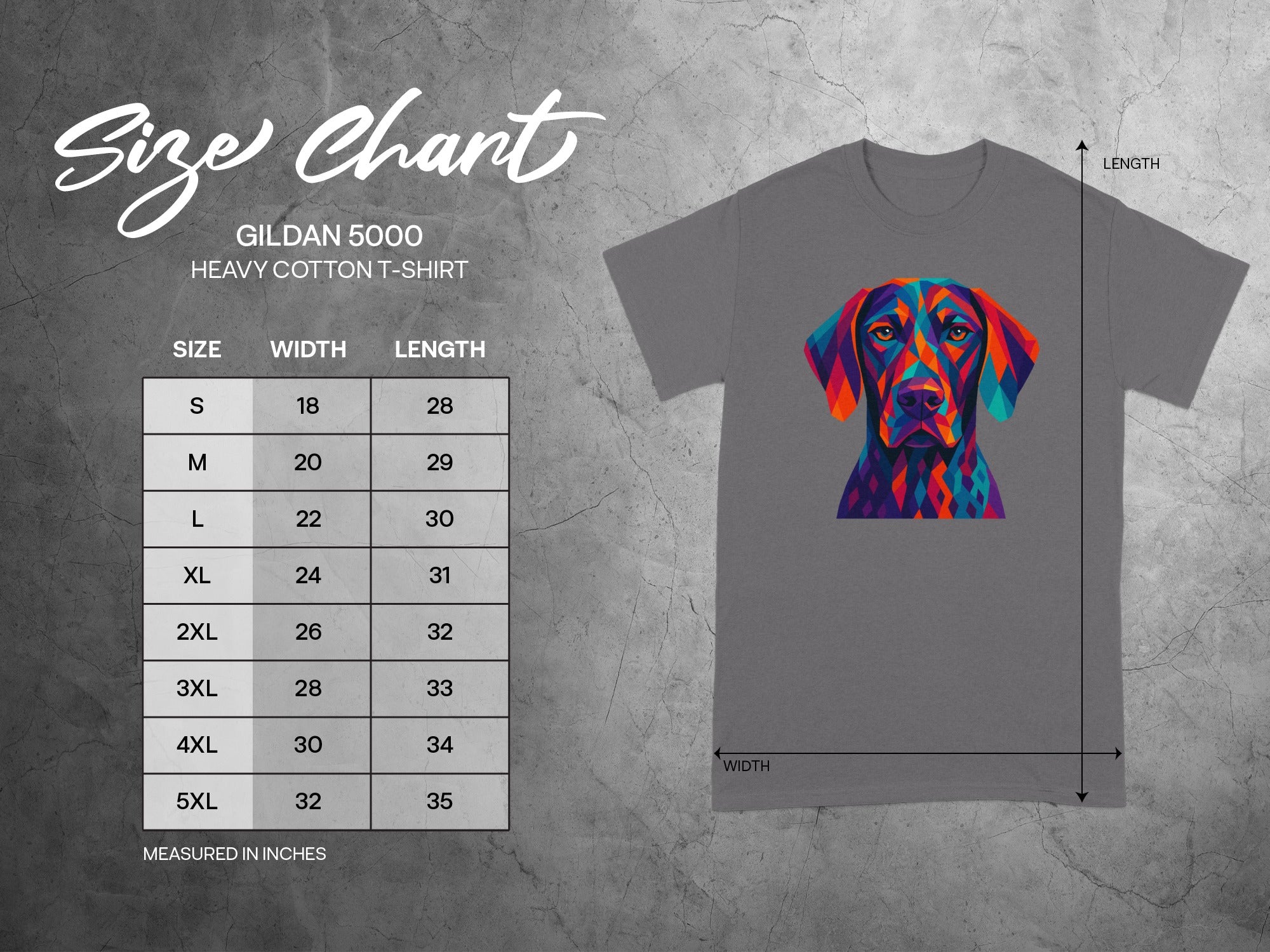 Colorful Geometric Dog Design T-shirt for Pet Lovers