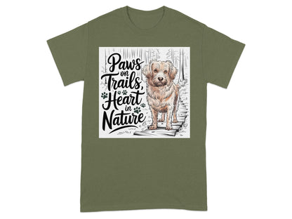 Paws on Trails Heart in Nature T-shirt product type