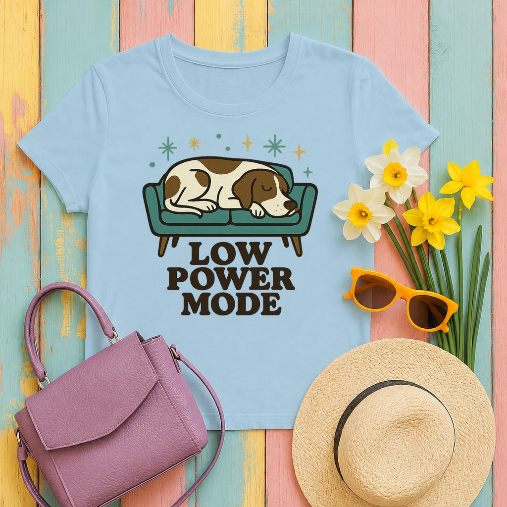 Pointer Low Power Mode T-shirt in Light Blue