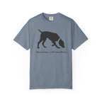 Stay Curious Sniff Everything Dog Design T-Shirt