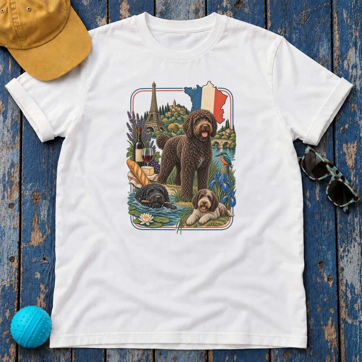 Barbet France Heritage T-Shirt in White