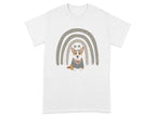 Cute Dog with Rainbow and Stars Graphic T-Shirt product type