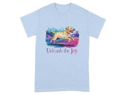 Unleash the Joy Running Dog Graphic T-shirt product