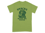 Snacks Make Me Nicer Graphic T-Shirt