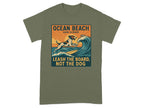 Ocean Beach San Diego Dog Surfing T-Shirt product