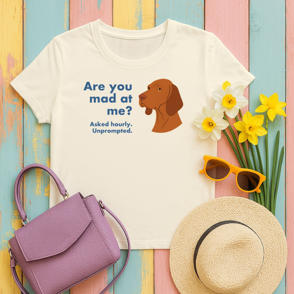 Vizsla Are You Mad at Me Tee in Natural
