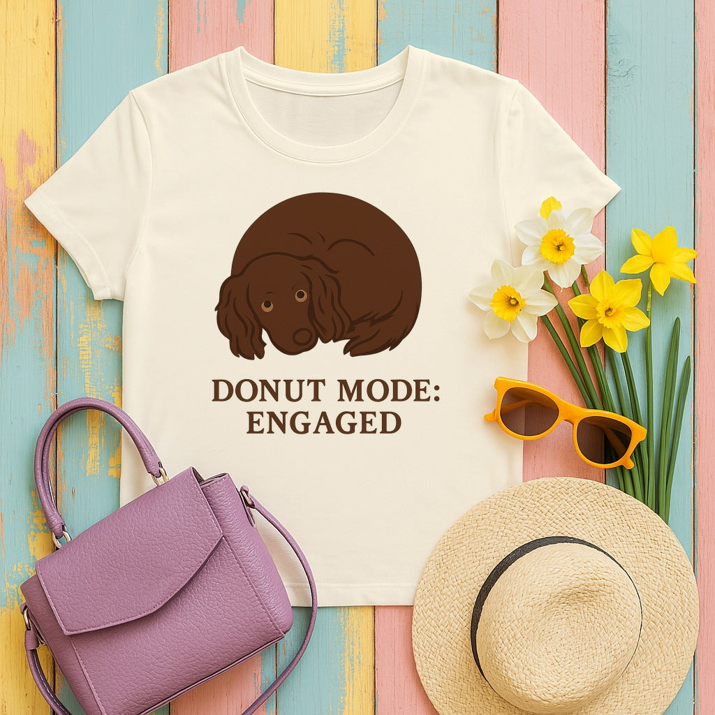 Boykin Spaniel Donut Mode T-shirt in Natural