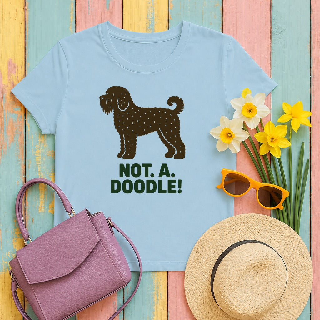 Barbet Not. A. Doodle! Tee in Light Blue