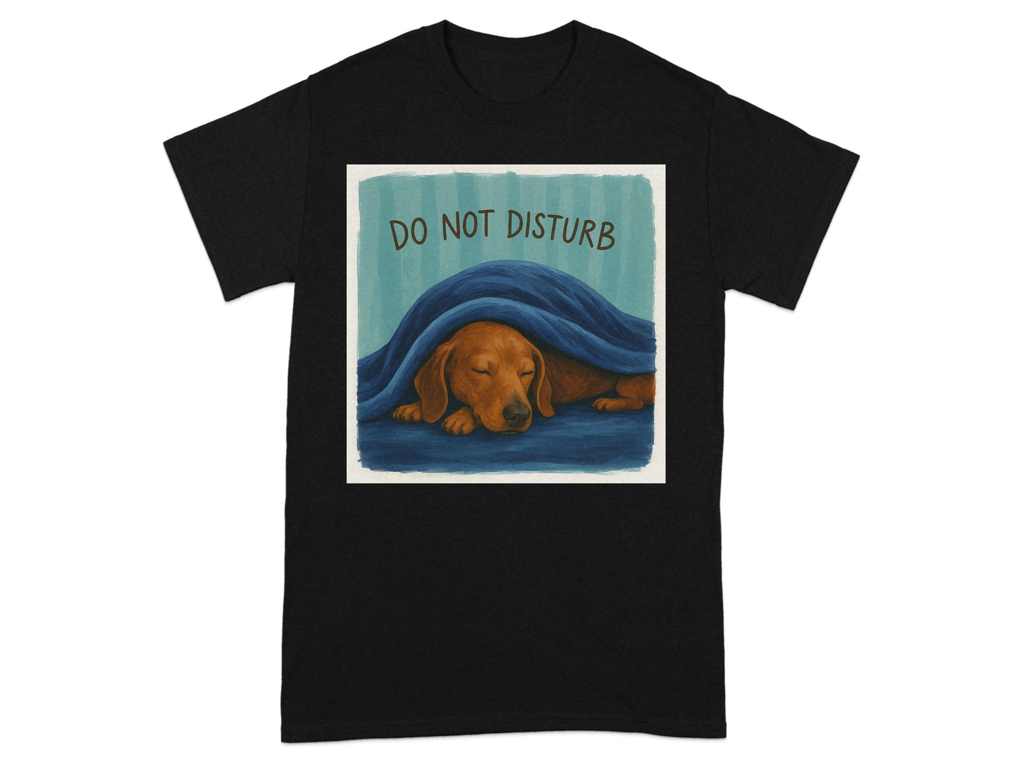 Do Not Disturb Sleeping Dog Illustration T-Shirt product