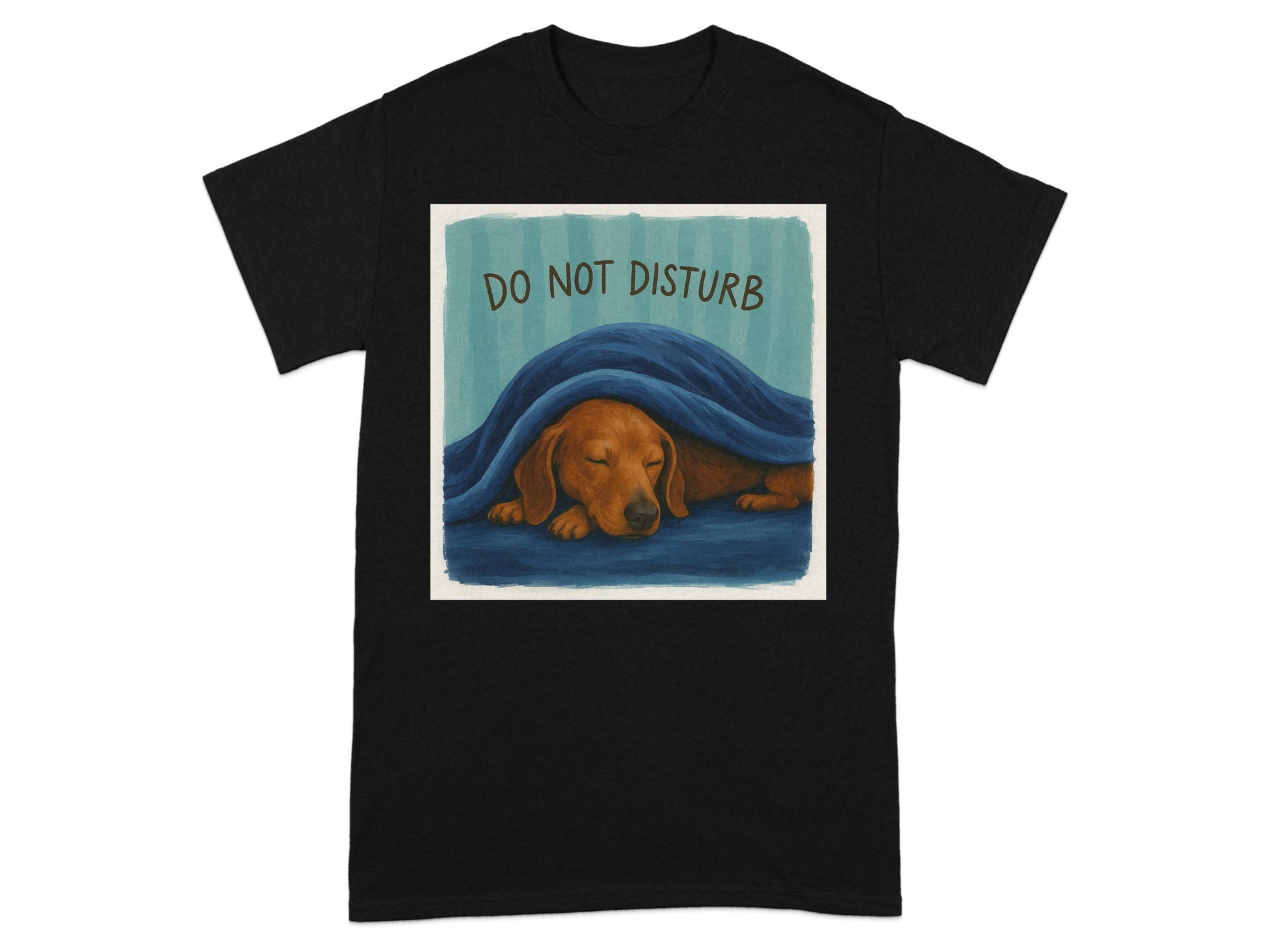 Do Not Disturb Sleeping Dog Illustration T-Shirt product