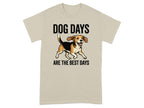 Beagle running with text "DOG DAYS ARE THE BEST DAYS".