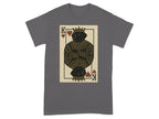 King of Hearts playing card with a black dog wearing a crown and ornate robe.
