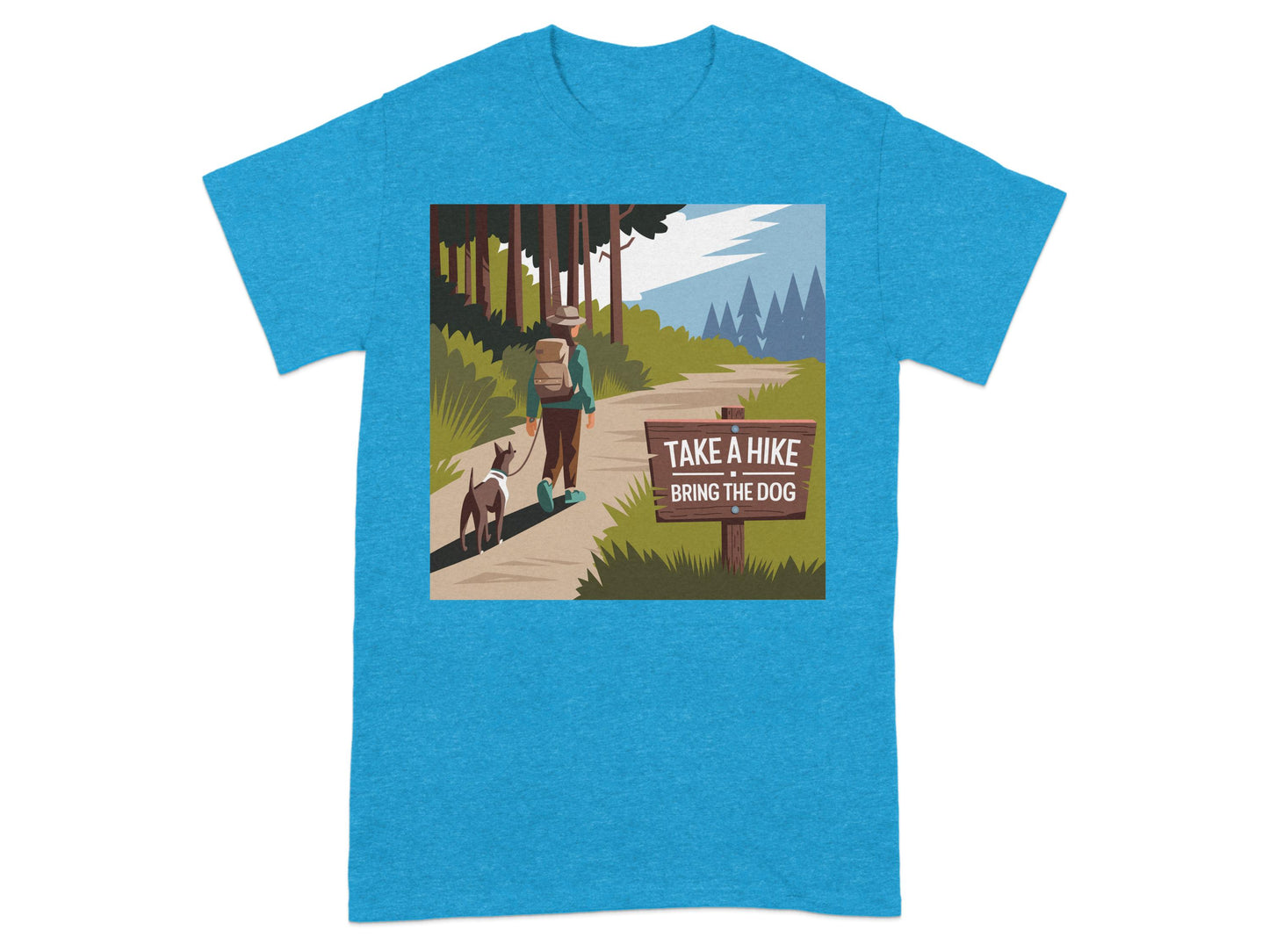 Take a Hike Bring the Dog Graphic T-Shirt product type