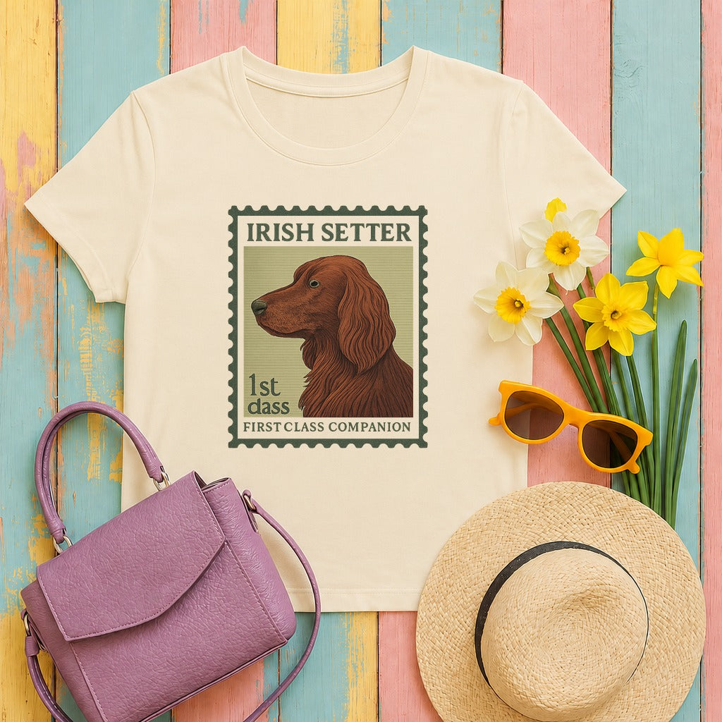 Irish Setter First Class Stamp t-shirt