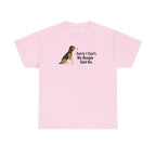 Beagle Veto: Sorry I Can't Graphic t-shirt, Light Pink