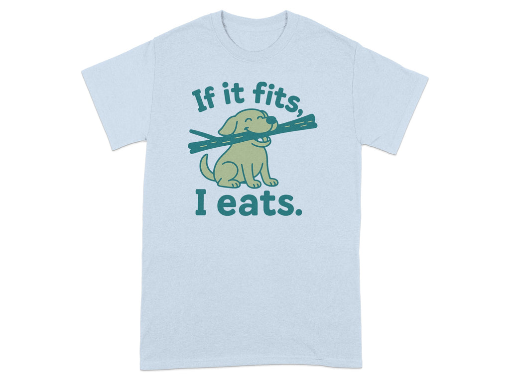 If it fits I eats Puppy with Stick Graphic T-shirt
