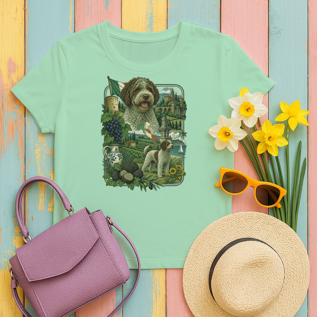 Lagotto Romagnolo Italy Heritage tee, Mint