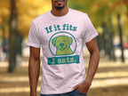 If it fits I eats cute dog graphic t-shirt