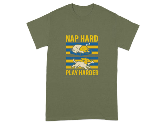 Nap Hard Play Harder Graphic T-Shirt product