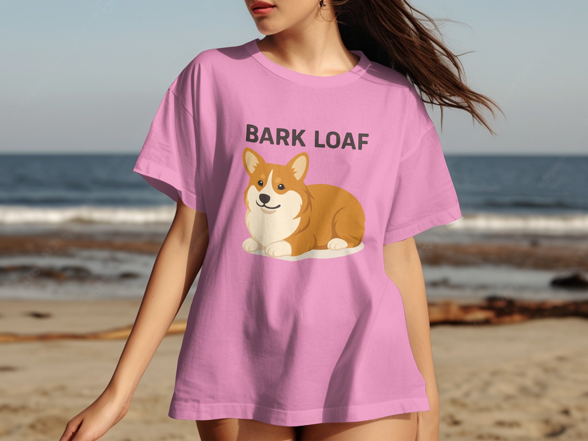 Adorable Bark Loaf Corgi T-Shirt for Dog Lovers