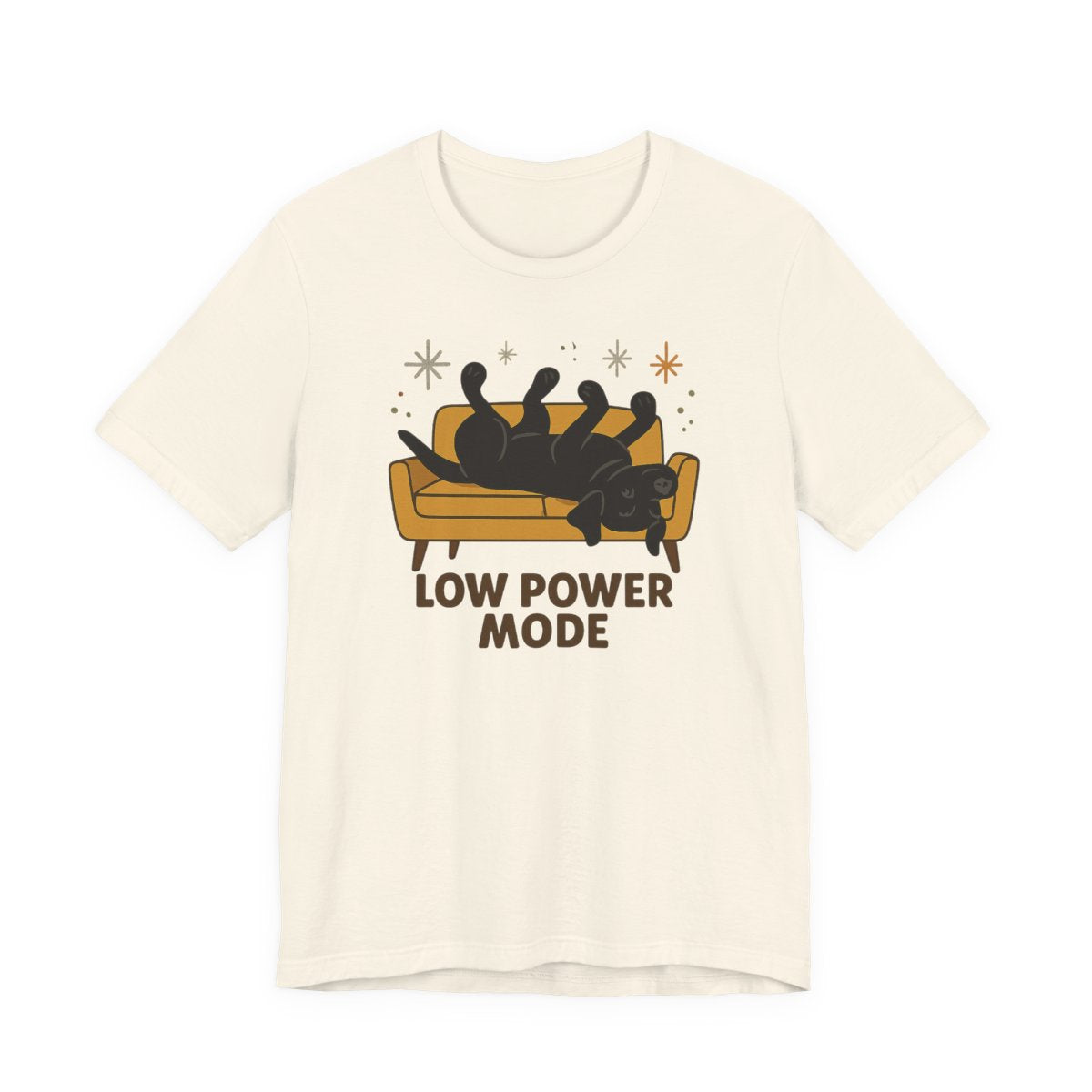 Black Lab Low Power Mode t-shirt, view 5