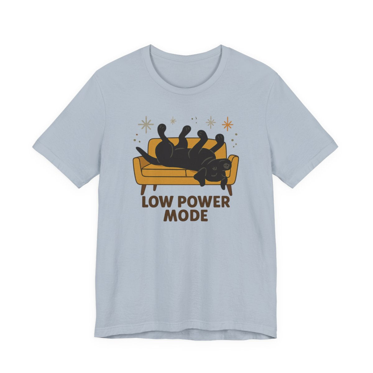 Black Lab Low Power Mode t-shirt, view 3