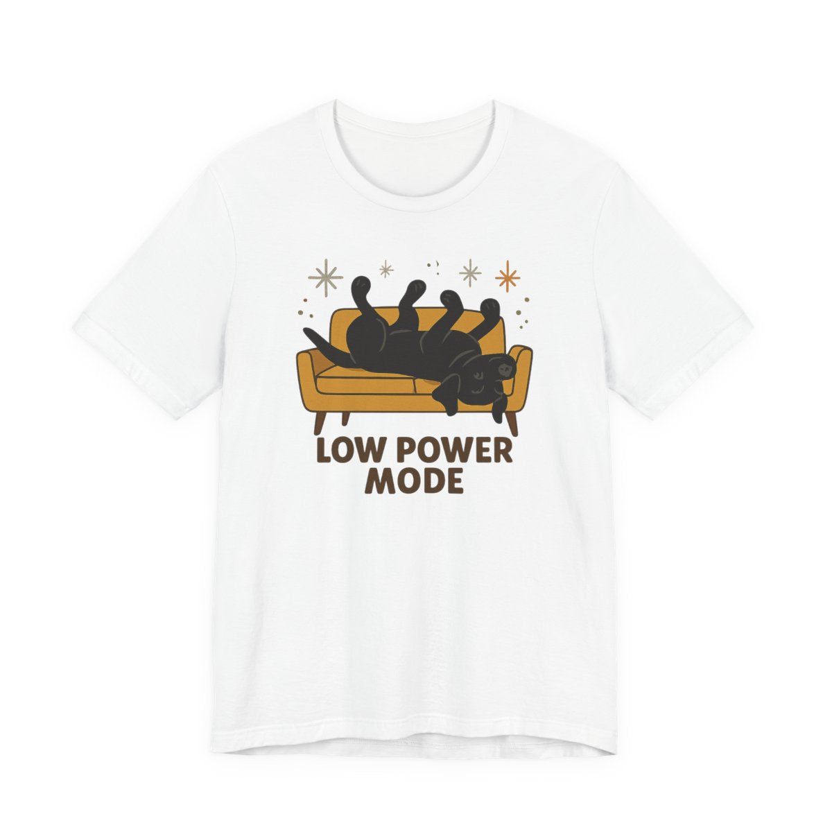 Black Lab Low Power Mode t-shirt, view 4