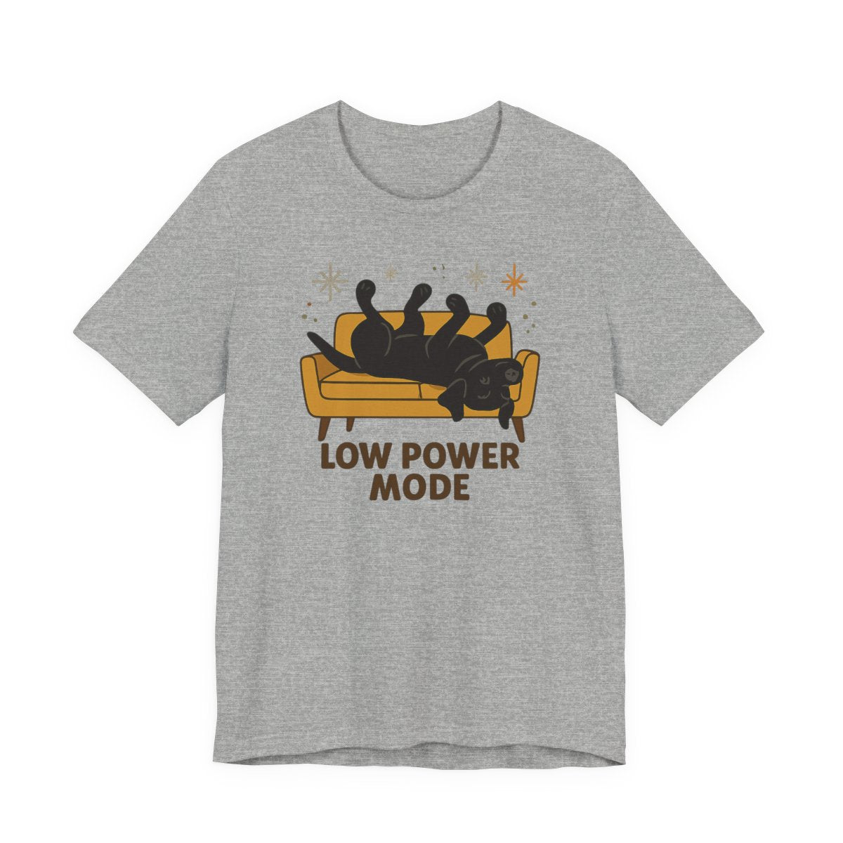 Black Lab Low Power Mode t-shirt, view 7