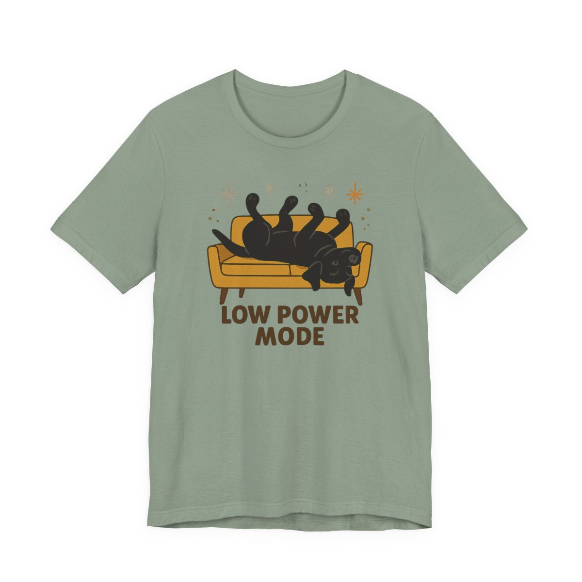 Black Lab Low Power Mode t-shirt, view 6