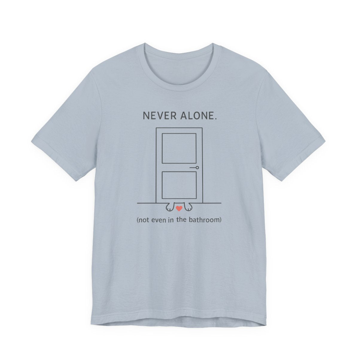 Black Lab Never Alone t-shirt, view 6