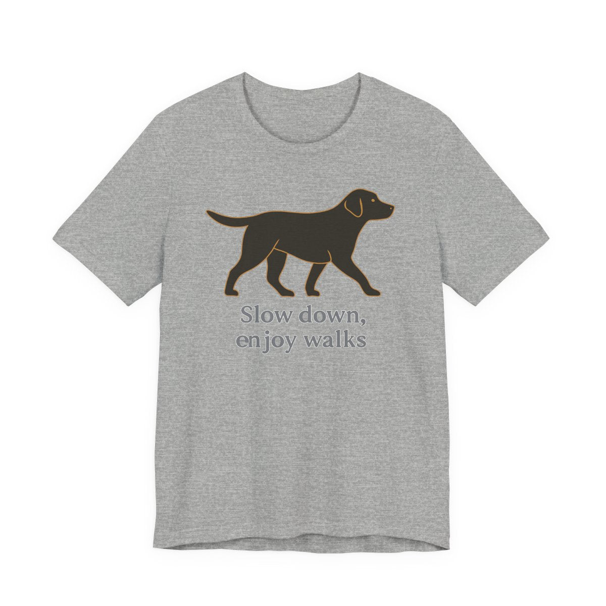 Black Lab Slow Down Enjoy Walks t-shirt, view 7