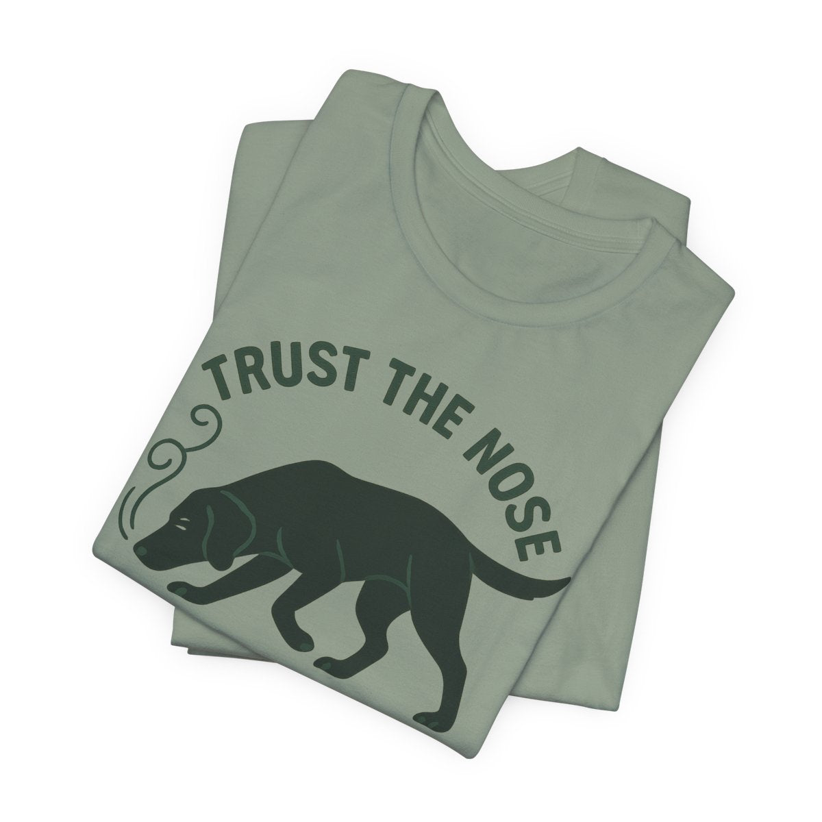Black Lab Trust the Nose t-shirt, view 2