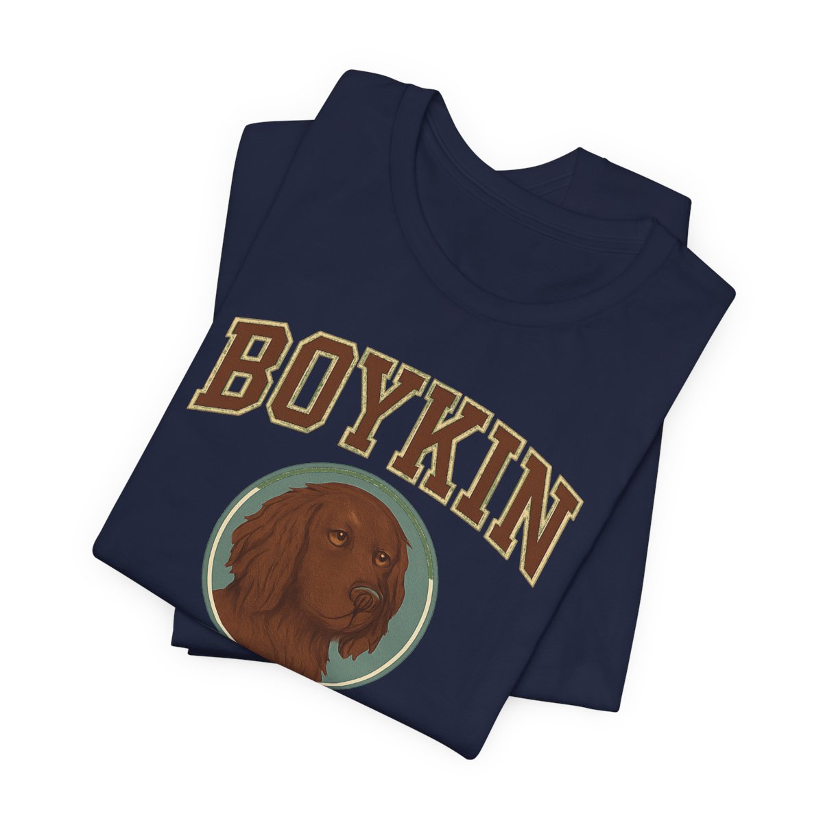 Boykin Spaniel Does It All Varsity T-shirt