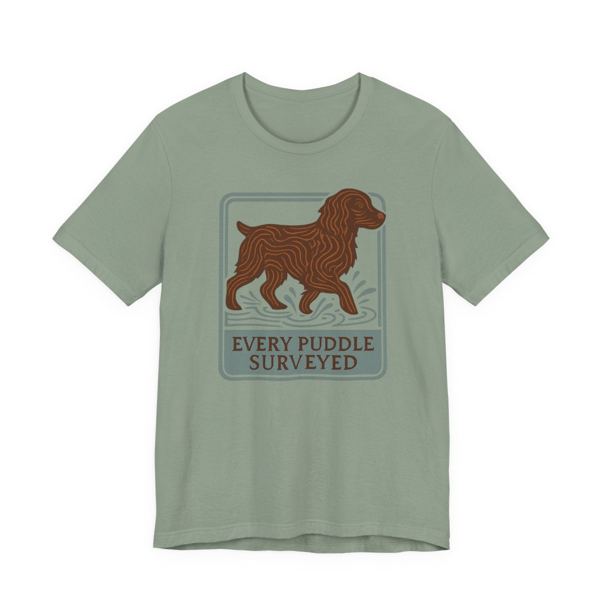 Boykin Spaniel Every Puddle Surveyed T-shirt