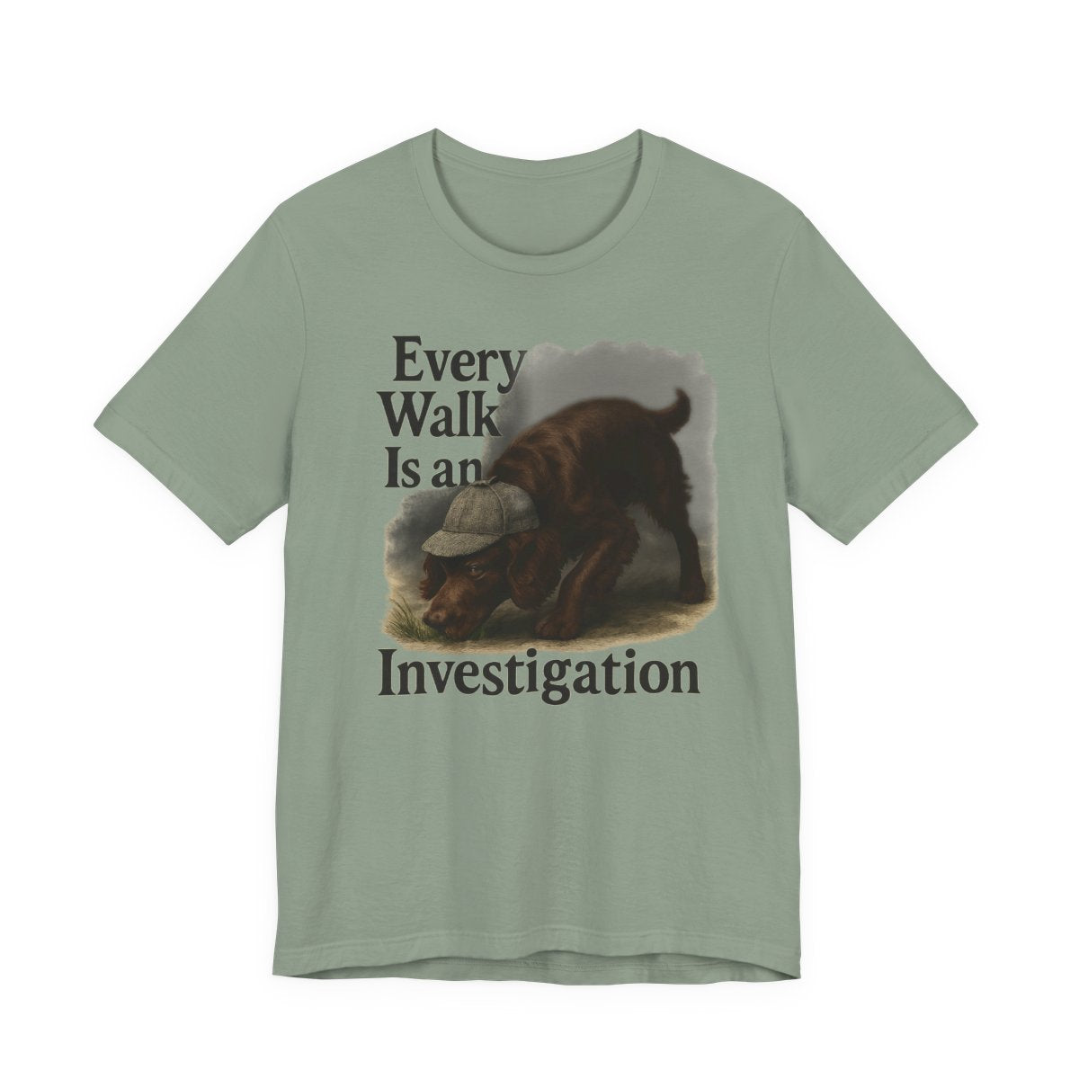 Boykin Spaniel Every Walk Is an Investigation T-shirt