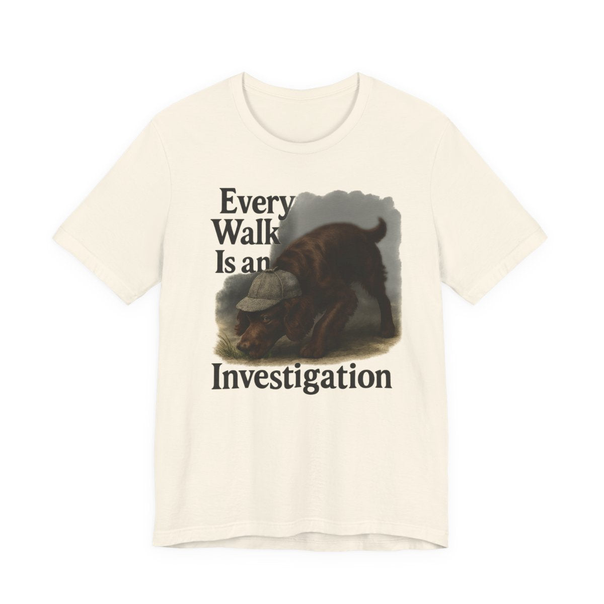 Boykin Spaniel Every Walk Is an Investigation T-shirt